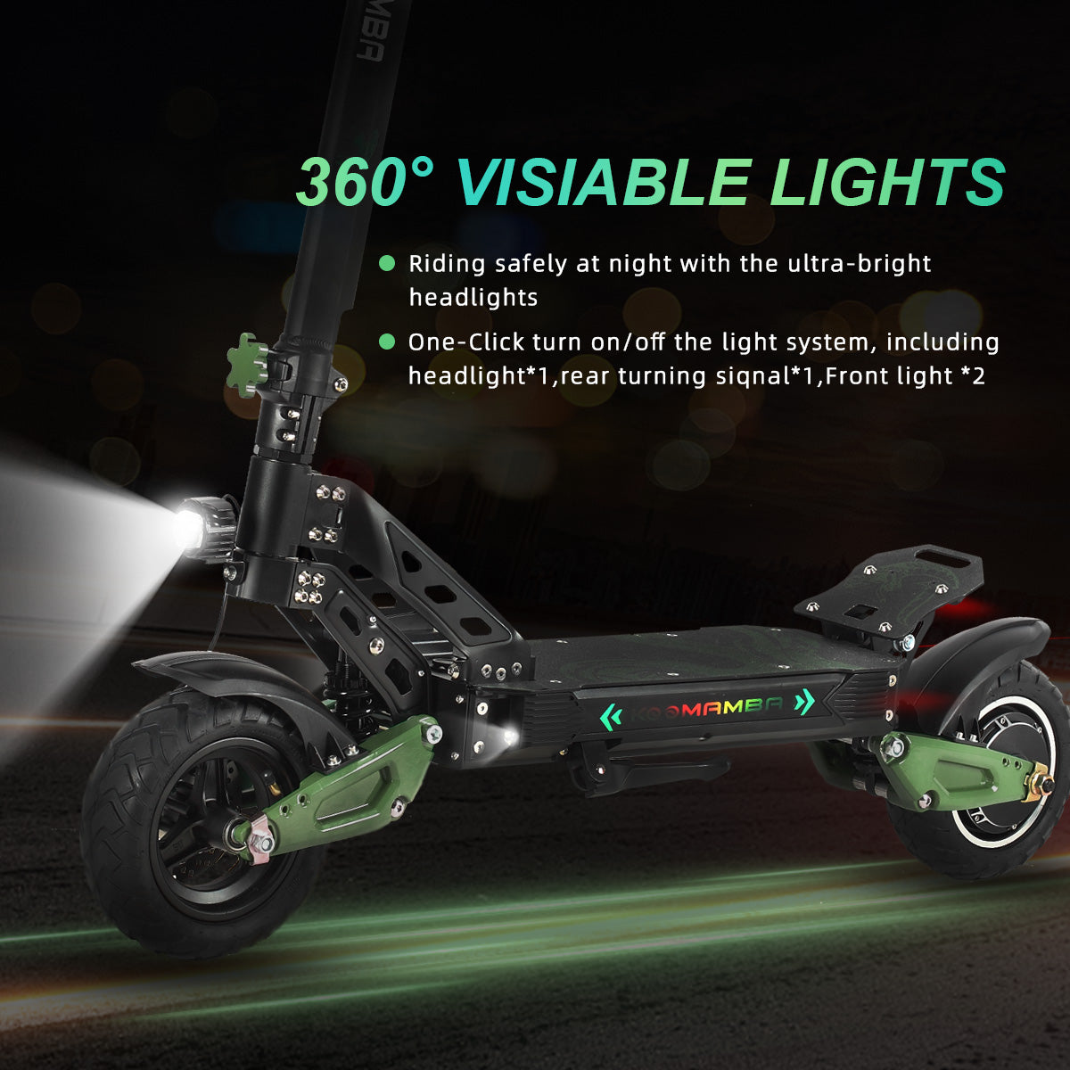 ZonDoo ZU06 Electric Scooter For Adults Big display 35MPH with 52V 1200W Motors