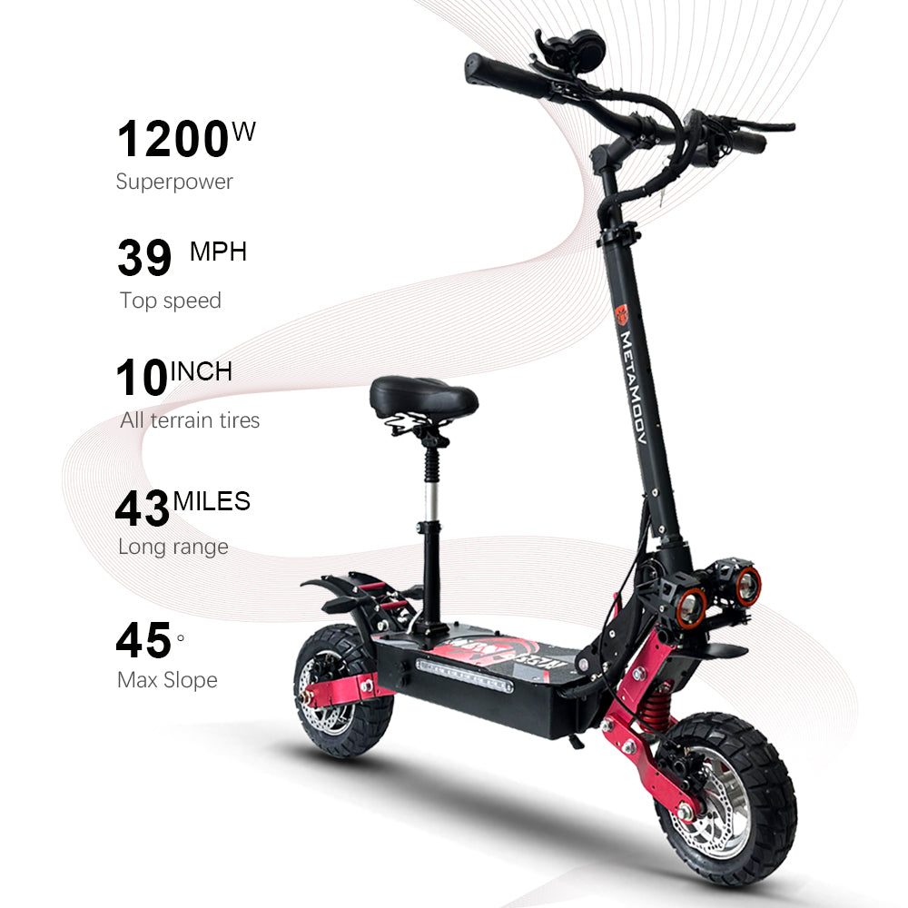 ZonDoo ZO01 1200w 2400w Refurbished Electric Scooter