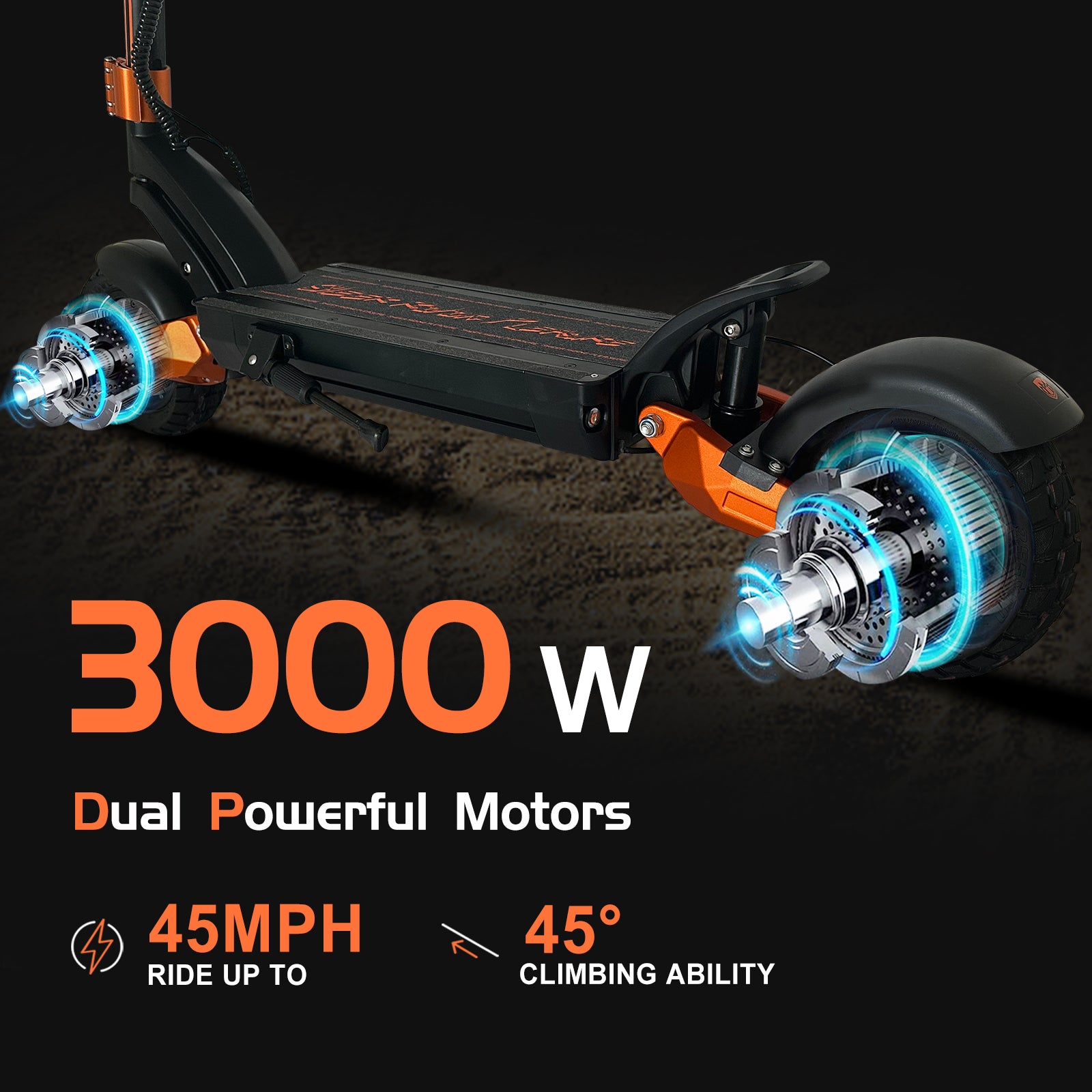 ZonDoo ZO08  Electric Scooter Adults 43MPH with 60V3000W Motors